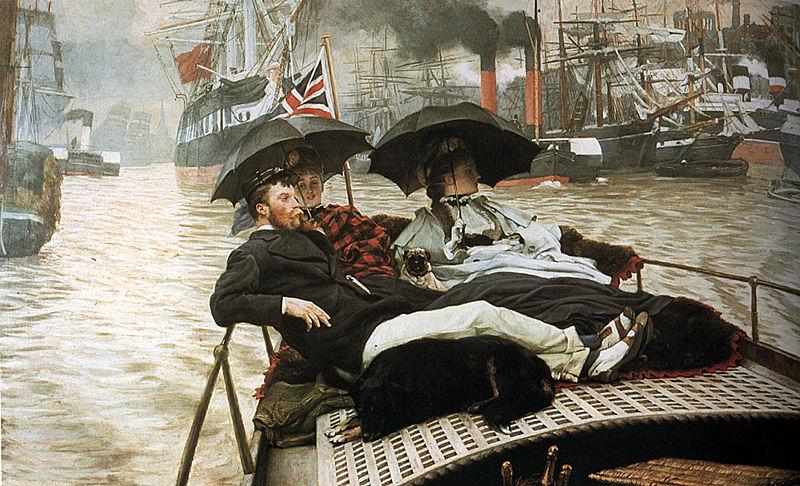 James Jacques Joseph Tissot The Thames oil painting picture
